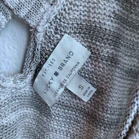 Lucky Brand Knit Cross Back Strappy Tank S - Picture 4 of 6